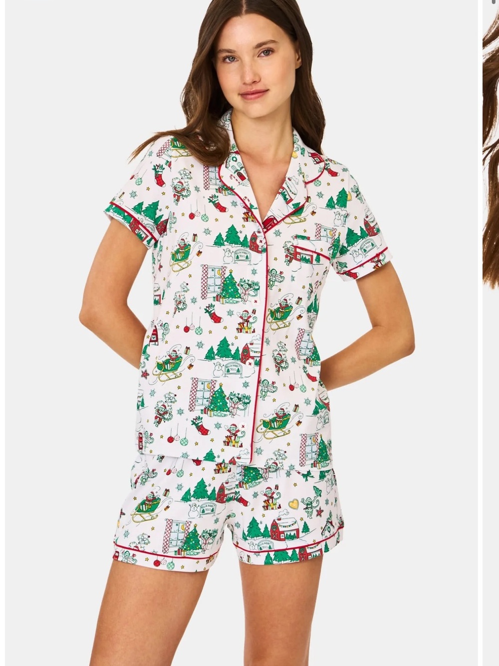 ROLLER RABBIT Snow Village Polo Pajamas
